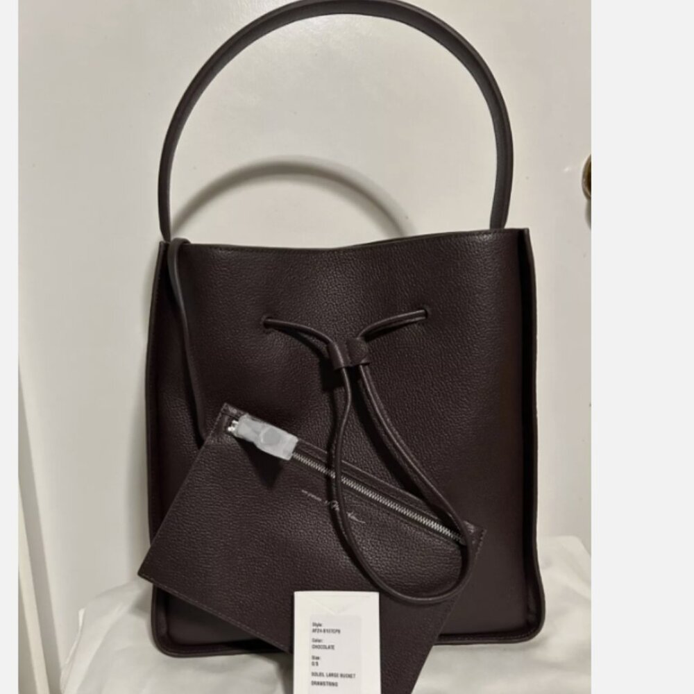 3.1 PHILLIP LIM SOLEIL Large bucket Chocolate Brown